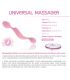 FEMINTIMATE MASAJEADOR UNIVERSAL VIBRADOR SILICONA ROSA