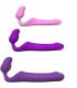 ADRIEN LASTIC QUEENS STRAP ON FLEXIBLE VIOLETA TALLA M