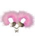 ADRIEN LASTIC ESPOSAS METAL CON PLUMAS ROSA