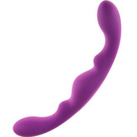 ALIVE LUNA DILDO DOBLE PENETRACION SILICONA VIOLETA 25 CM