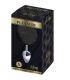 ALIVE ANAL PLEASURE PLUG LISO METAL POMPON NEGRO TALLA S