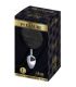 ALIVE ANAL PLEASURE PLUG LISO METAL POMPON NEGRO TALLA L