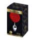 ALIVE ANAL PLEASURE PLUG LISO METAL POMPON ROJO TALLA L