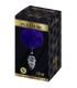 ALIVE ANAL PLEASURE PLUG ESPIRAL METAL POMPON VIOLETA OSCURO TALLA S