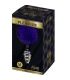 ALIVE ANAL PLEASURE PLUG ESPIRAL METAL POMPON VIOLETA OSCURO TALLA M