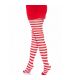 LEG AVENUE MEDIAS DE RAYAS BLANCO ROJO