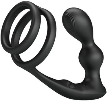 PRETTY LOVE MARSHALL ANILLO PARA PENE PLUG ANAL VIBRATORIO CONTROL REMOTO