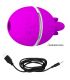 PRETTY LOVE VIBRADOR DE SILICONA REDONDO GEMINI BALL MORADO