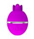 PRETTY LOVE VIBRADOR DE SILICONA REDONDO GEMINI BALL MORADO