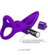 PRETTY LOVE ANILLO VIBRADOR 10 VIBRACIONES SILICONA VIOLETA