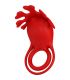 PRETTY LOVE RUBEN ANILLO VIBRADOR 7 VIBRACIONES SILICONA ROJO