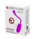 PRETTY LOVE JULIUS HUEVO VIBRADOR IMPERMEBLE RECARGABLE MORADO