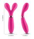 ARMONY Y WAND MASAJEADOR VIBRADOR CABEZA DOBLE FUCSIA