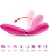 ARMONY Y WAND MASAJEADOR VIBRADOR CABEZA DOBLE FUCSIA