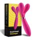 ARMONY Y WAND MASAJEADOR VIBRADOR CABEZA DOBLE FUCSIA