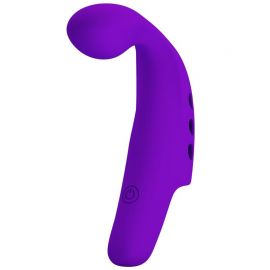 PRETTY LOVE GORGON VIBRADOR DE DEDO RECARGABLE MORADO