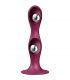 SATISFYER DOUBLE BALL R DILDO SILICONA GRANATE