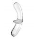 SATISFYER DOUBLE CRYSTAL DILDO TRANSPARENTE