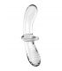 SATISFYER DOUBLE CRYSTAL DILDO TRANSPARENTE