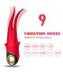 ARMONY SHADOW VIBRADOR PINZA ROJO