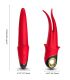 ARMONY SHADOW VIBRADOR PINZA ROJO