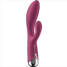 SATISFYER SPINNING RABBIT 1 ESTIMULACION CLITORIS Y PUNTO G ROJO