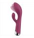 SATISFYER SPINNING RABBIT 1 ESTIMULACION CLITORIS Y PUNTO G ROJO