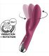 SATISFYER SPINNING RABBIT 1 ESTIMULACION CLITORIS Y PUNTO G ROJO