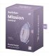 SATISFYER MISSION CONTROL LILA VIBRADOR PEQUEaO DE DOBLE IMPULSO