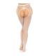 LEG AVENUE MEDIAS RED SIN ENTREPIERNA BLANCO