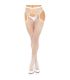 LEG AVENUE MEDIAS RED SIN ENTREPIERNA BLANCO