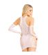 LEG AVENUE SET MINIVESTIDO GUANTES BLANCO