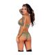 LIVCO CORSETTI FASHION PINE LC 90667 SUJETADOR PANTY KHAKI S M