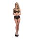 LIVCO CORSETTI FASHION LINERA FOR THE SENSES COLLECTION SUJETADOR PANTY NEGRO S M