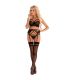 LIVCO CORSETTI FASHION MORIDAM LC 90552 SUJETADOR LIGUERO PANTY NEGRO S M