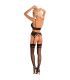 LIVCO CORSETTI FASHION MORIDAM LC 90552 SUJETADOR LIGUERO PANTY NEGRO S M