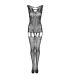 LIVCO CORSETTI FASHION AMBROISE LC 17352 BODYSTOCKING CROTCHLESS NEGRO TALLA aNICA