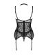 LIVCO CORSETTI FASHION GIELLANDRA FOR THE SENSES COLLECTION CORSET PANTY NEGRO S M