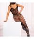 LIVCO CORSETTI FASHION REHANNA LC17370 BODYSTOCKING CROTCHLESS NEGRO TALLA aNICA