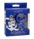 CALEXOTICS ADMIRAL SET 3 ANILLOS PARA PENE AZUL