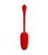 PRETTY LOVE HUEVO VIBRADOR CON TEXTURA MARINA RECARGABLE ROJO