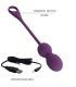 PRETTY LOVE ELVIRA KEGEL BALLS APP CONTROL REMOTO MORADO