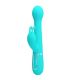 PRETTY LOVE DEJON VIBRADOR RABBIT 3 EN 1 MULTIFUNCIaN VERDE AGUA