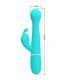 PRETTY LOVE DEJON VIBRADOR RABBIT 3 EN 1 MULTIFUNCIaN VERDE AGUA