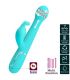 PRETTY LOVE DEJON VIBRADOR RABBIT 3 EN 1 MULTIFUNCIaN VERDE AGUA