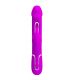 PRETTY LOVE KAMPAS VIBRADOR RABBIT 3 EN 1 MULTIFUNCIaN CON LENGUA FUCSIA