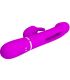 PRETTY LOVE KAMPAS VIBRADOR RABBIT 3 EN 1 MULTIFUNCIaN CON LENGUA FUCSIA