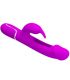 PRETTY LOVE KAMPAS VIBRADOR RABBIT 3 EN 1 MULTIFUNCIaN CON LENGUA FUCSIA