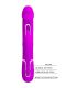 PRETTY LOVE KAMPAS VIBRADOR RABBIT 3 EN 1 MULTIFUNCIaN CON LENGUA FUCSIA