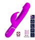 PRETTY LOVE KAMPAS VIBRADOR RABBIT 3 EN 1 MULTIFUNCIaN CON LENGUA FUCSIA